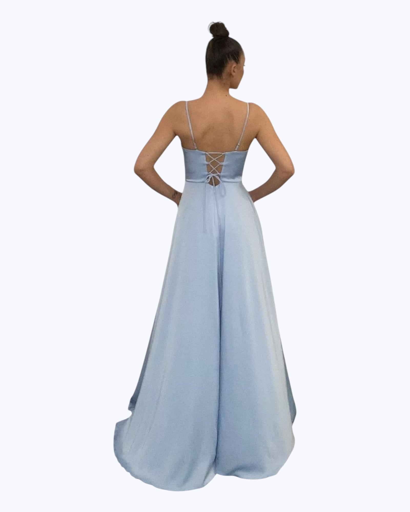 vestito con spalline amovibili