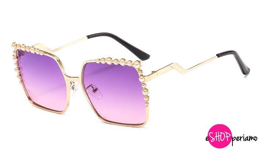 eshopperiamo OCCHIALI VINTAGE CON PERLE