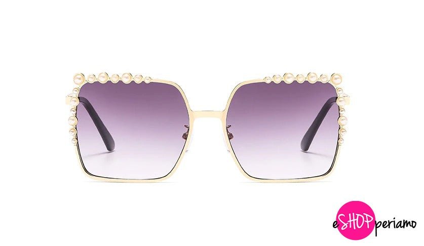 eshopperiamo OCCHIALI VINTAGE CON PERLE
