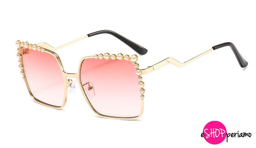 eshopperiamo OCCHIALI VINTAGE CON PERLE