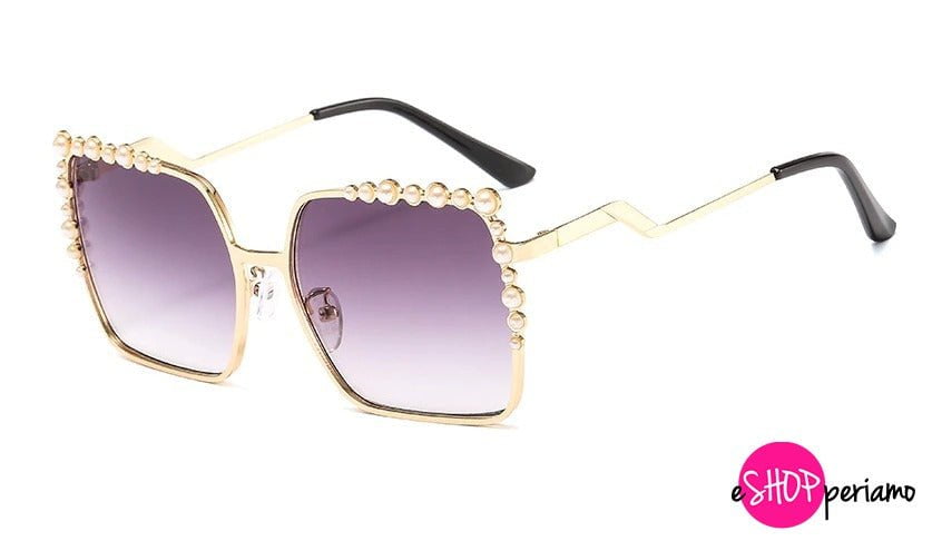 eshopperiamo OCCHIALI VINTAGE CON PERLE