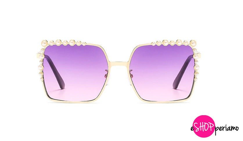 eshopperiamo OCCHIALI VINTAGE CON PERLE