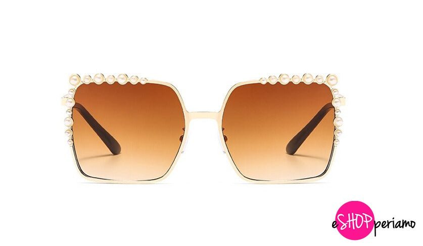 eshopperiamo OCCHIALI VINTAGE CON PERLE