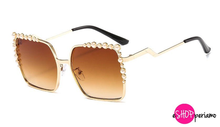 eshopperiamo OCCHIALI VINTAGE CON PERLE