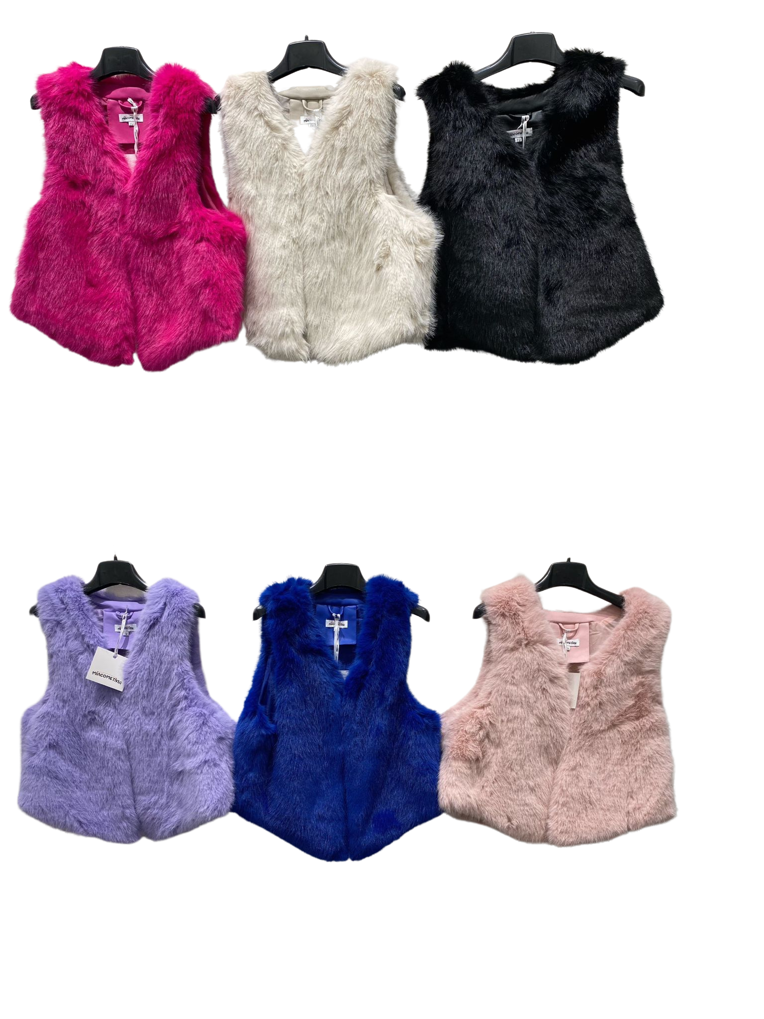 GILET PELLICCIA SINTETICA