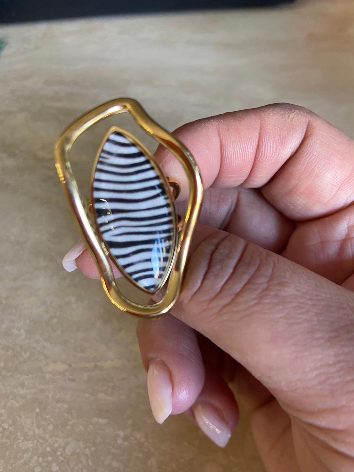 ANELLO ZEBRA REGOLABILE