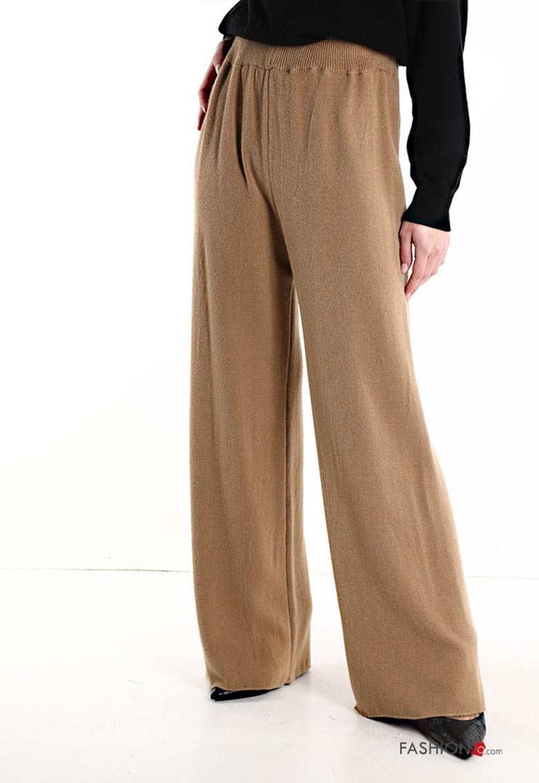 CASUAL FLARED TROUSERS