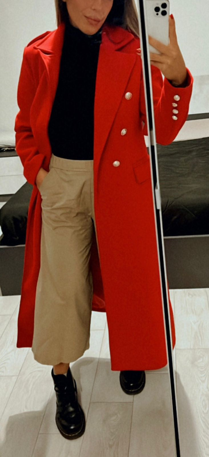 LONG COAT WITH REVERSE