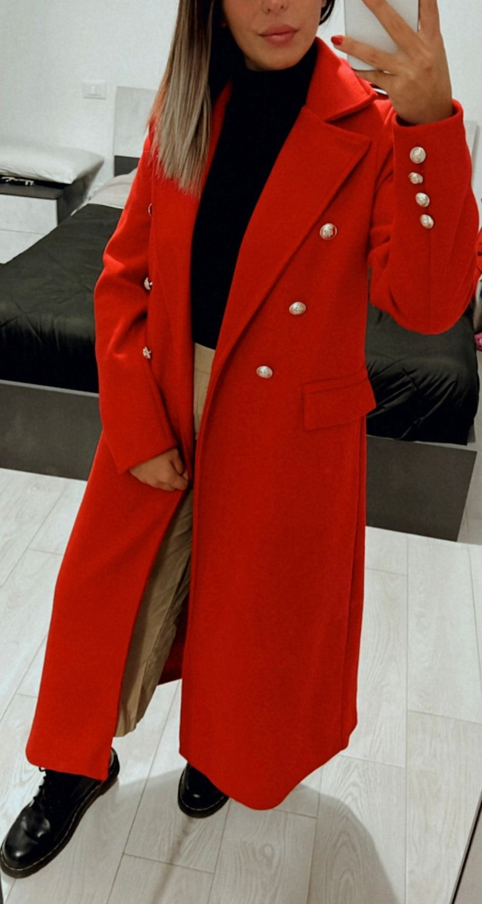 LONG COAT WITH REVERSE