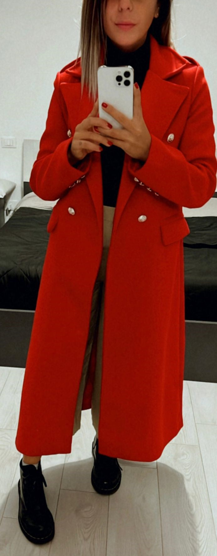 LONG COAT WITH REVERSE