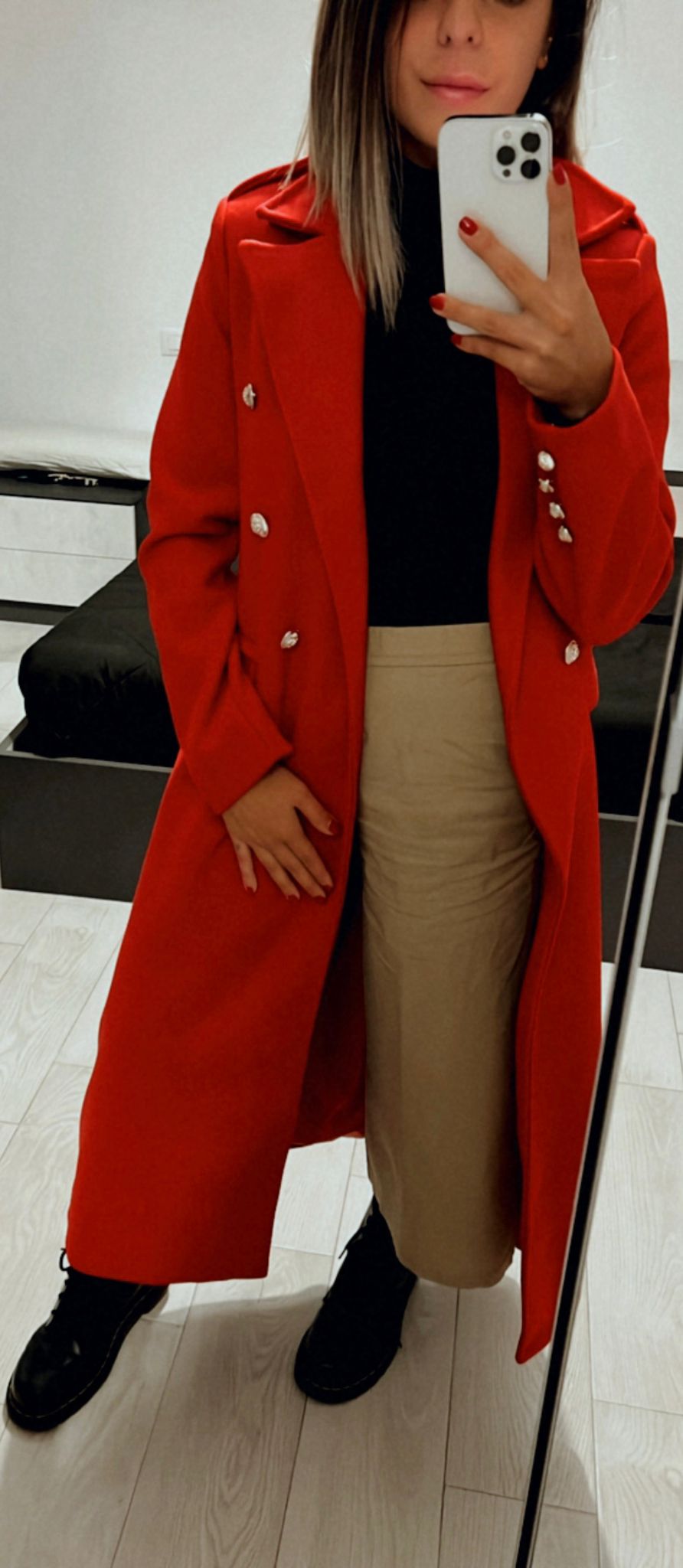 LONG COAT WITH REVERSE