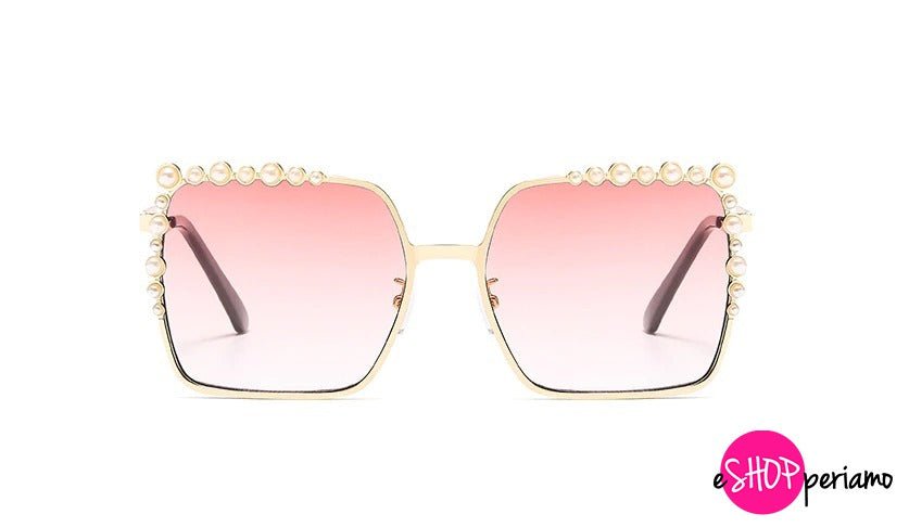 eshopperiamo OCCHIALI VINTAGE CON PERLE
